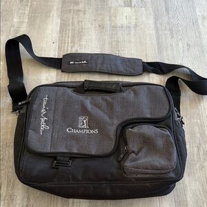 Travis Mathew crossbody laptop messenger bag